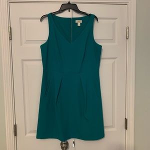 LOFT Teal Green Sleeveless Dress 14